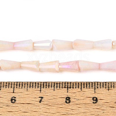 Anti-Tarnish Electroplate Glass Beads Strands GLAA-T025-27D-1
