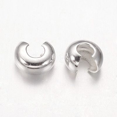 Brass Crimp Beads Covers KK-H291-NFS-NF-1