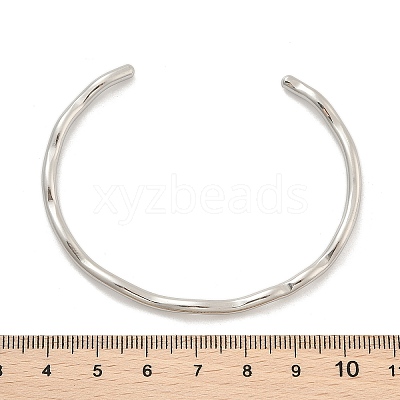 Non-Tarnish 304 Stainless Steel Cuff Bangles BJEW-H323-01P-1