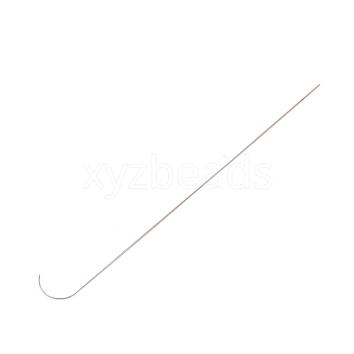 201 Stainless Steel Bented Beading Needles TOOL-WH0125-33B-1-1
