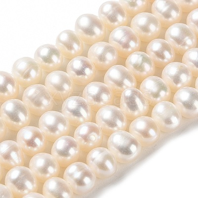 Natural Cultured Freshwater Pearl Beads Strands PEAR-E018-39-1
