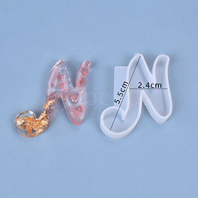 Letter DIY Silicone Molds DIY-I034-08N-1