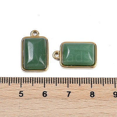 Natural Green Aventurine Pendants STAS-K291-04G-05-1