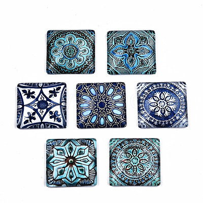 Glass Cabochons GGLA-S036-21D-1