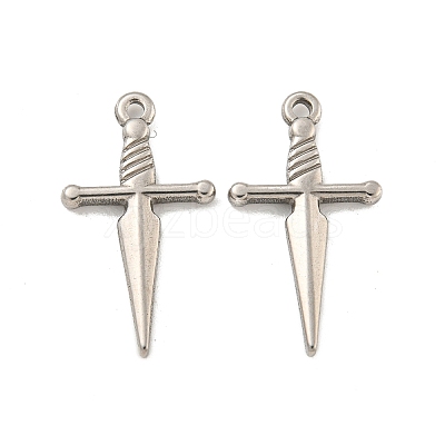 Non-Tarnish 304 Stainless Steel Pendants X-STAS-O004-06A-P-1