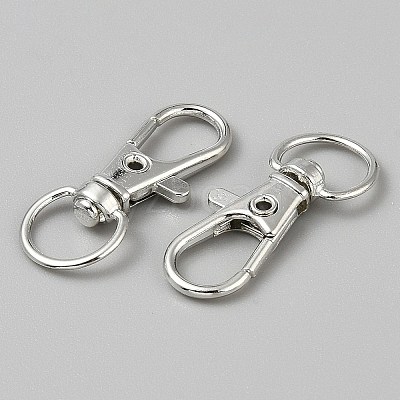 Zinc Alloy Swivel Lobster Claw Clasps FIND-WH20005-18P-1
