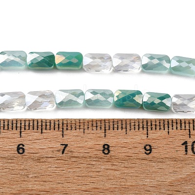 Electroplate Glass Beads Strands EGLA-D300-05-18-1