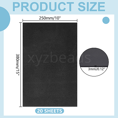 Rectangle EVA Foam Board AJEW-WH0643-043C-01-1