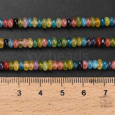 Natural White Jade Beads Strands G-L635-A02-4x2mm-02-1