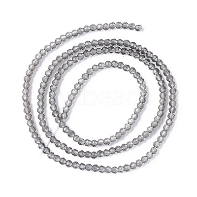 Transparent Glass Beads Strands GLAA-C019-01A-28-1