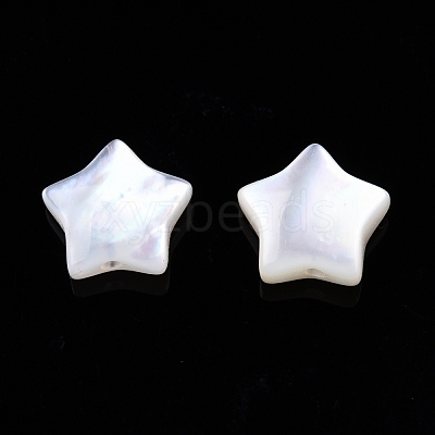 Natural White Shell Beads SSHEL-N032-54B-1