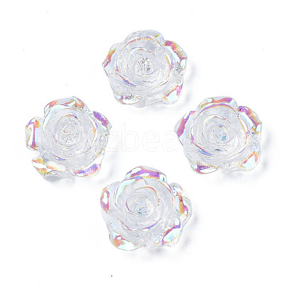 Transparent Resin Cabochons CRES-N030-001B-1