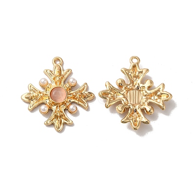 Resin Pendants PALLOY-E028-02G-01-1