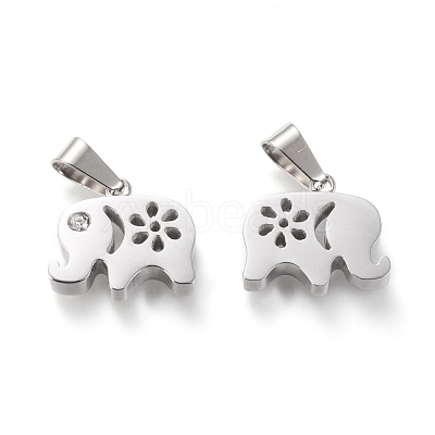 304 Stainless Steel Pendants STAS-F253-15P-1