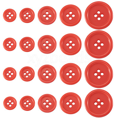 4-Hole Resin Buttons BUTT-TADJ0001-03F-1