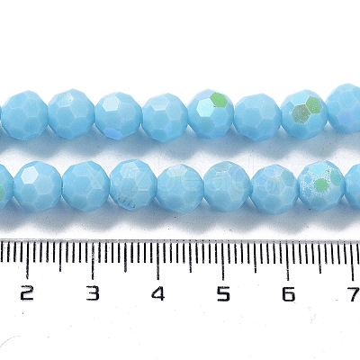 Opaque Glass Beads Strands EGLA-A035-P8mm-L08-1