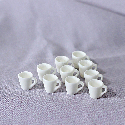Resin Miniature Teacup Ornaments BOTT-PW0001-179F-1