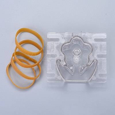 Flower Plastic Candle Molds LS-DIY-I035-12-1