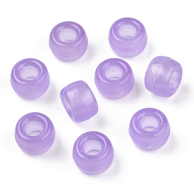 Transparent & Luminous Plastic Beads KY-T025-01-H04-1