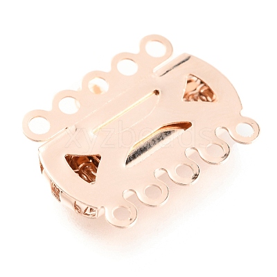 304 Stainless Steel Box Clasps STAS-H151-17RG-1