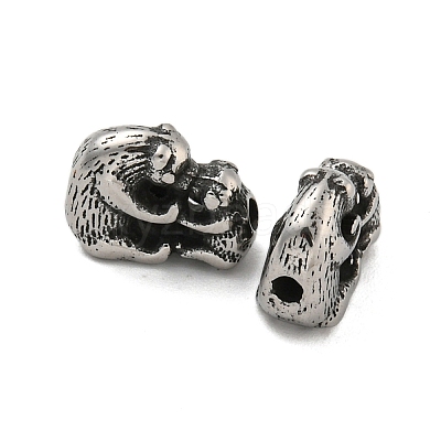 Animal 304 Stainless Steel Beads STAS-E214-11AS-03-1