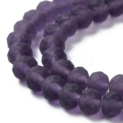 Transparent Glass Beads Strands EGLA-A034-T8mm-MD15-1