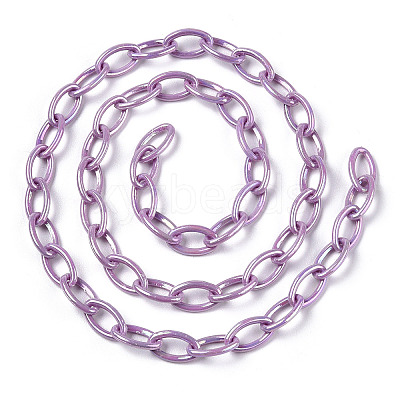 Acrylic Opaque Cable Chains X-PACR-N009-001E-1