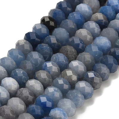 Natural Blue Aventurine Beads Strands G-Z111-A03-1
