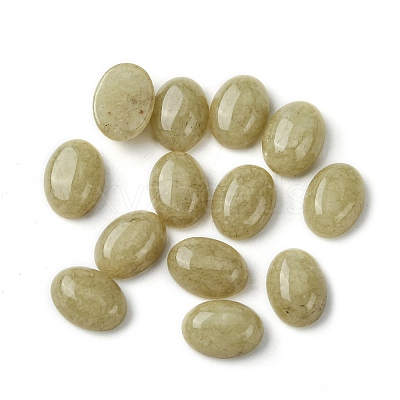 Natural White Jade Cabochons G-A094-01B-14-1