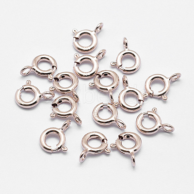 925 Sterling Silver Spring Ring Clasps STER-K167-076D-RG-1