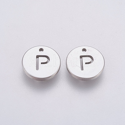 Non-Tarnish 304 Stainless Steel Charms STAS-P212-15P-11-1