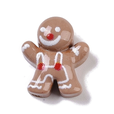 Opaque Christmas Theme Resin Cabochons LS-RESI-H162-06L-1