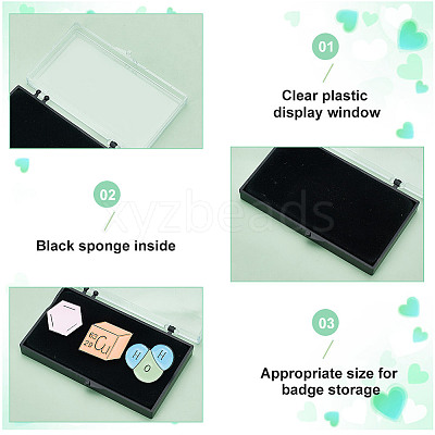 Plastic Box with Flocking Blister CON-WH0106-11A-1