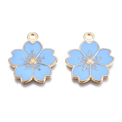 Alloy Enamel Pendants X-ENAM-S121-115E-1