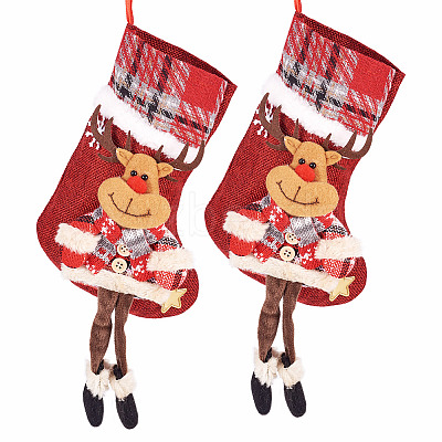 Christmas Theme Non-woven Fabrics Bags ABAG-TAC0001-16A-1