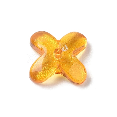 Transparent Glass Beads Caps GLAA-A011-12C-1
