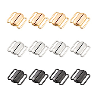 12Pcs 3 Colors Alloy Interlocking Clasps FIND-PH0021-43-1