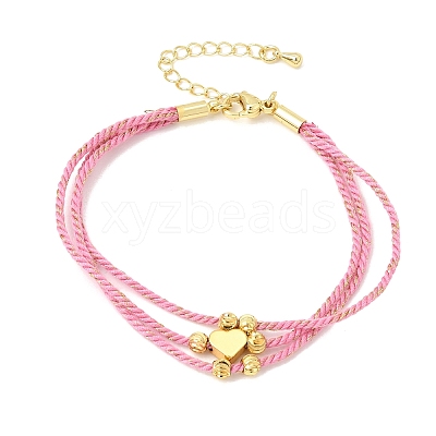 Polyester Multi-Strand Bracelets FB-CBA983F-02G-03-1