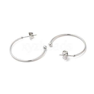 Non-Tarnish 304 Stainless Steel Stud Earring LS-EJEW-H134-02B-P-1