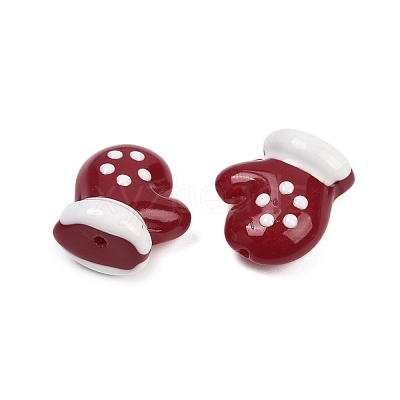 Baking Paint Glass Enamel Beads LAMP-R004-07A-1