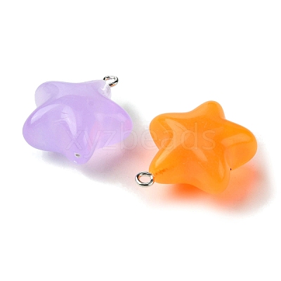 Luminous Transparent Acrylic Pendants SACR-P032-02P-1