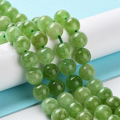 Dyed Natural Malaysia Jade Beads Strands G-G021-02B-04-1
