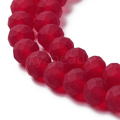 Transparent Glass Beads Strands EGLA-A034-T6mm-MD07-1