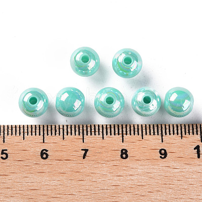 Opaque Acrylic Beads MACR-S370-D8mm-SS2107-1