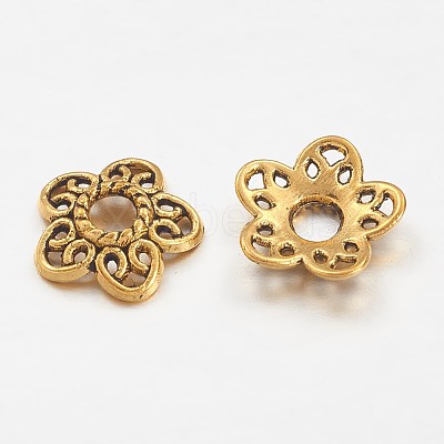 Tibetan Style Alloy Bead Caps LS-GLF10597Y-NF-1