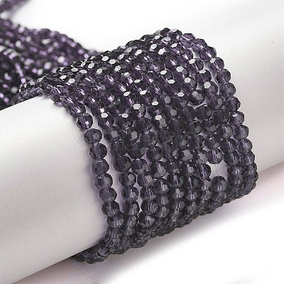 Transparent Glass Beads Strands EGLA-A035-T3mm-D15-1