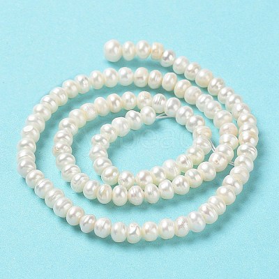 Natural Cultured Freshwater Pearl Beads Strands PEAR-J007-61-1