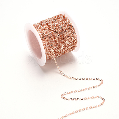 Brass Cable Chains CHC-T008-06C-RG-1