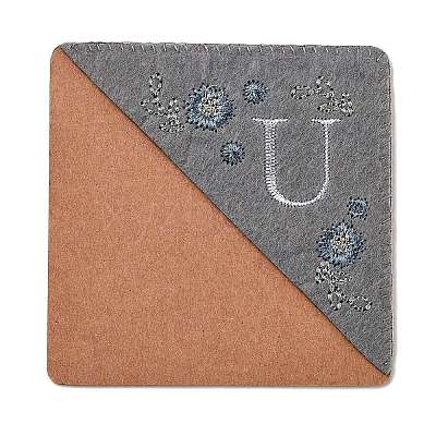 4Pcs Letter Personalized Hand Embroidered Corner Bookmarks JX587U-1