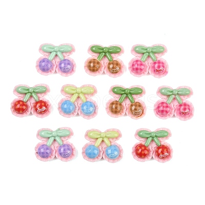 Opaque Resin Cabochons RESI-C067-01B-1